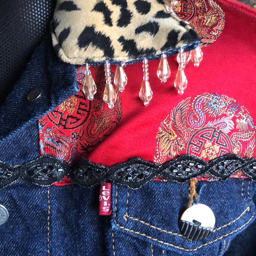 RARE Levi’s Japanese Style Y2K Denim Jean Jacket - Picture 8 of 12